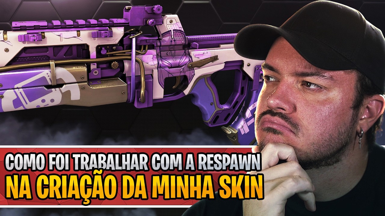 Como foi PARTICIPAR da CRIAÇÃO de UMA SKIN MINHA no APEX LEGENDS