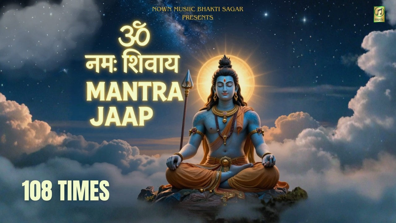 ॐ नमः शिवाय Mantra Jaap | 108 Times Chanting | Powerful Shiv Mantra | Nown Musiic Bhakti Sagar