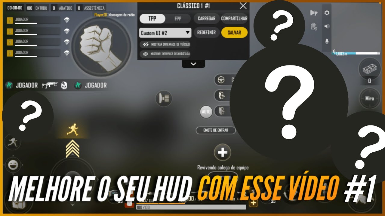 CONFIGURAÇÃO, ESTRUTURA E PERSONALIZAÇÃO DO SEU HUD NO PUBG NEW STATE #1