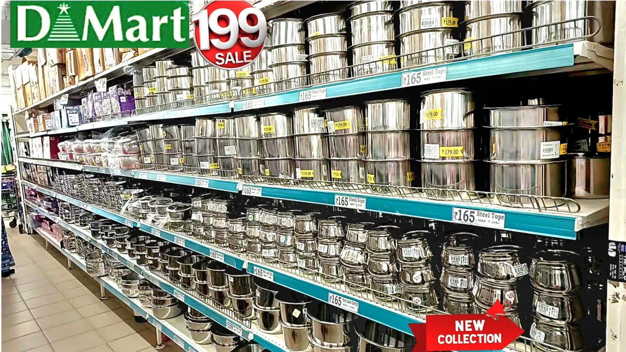 😍D MART 2025 /Cheapest price Clearance sale 🤩 all kitchen steel household items ! *ONLINE AVAILABLE 