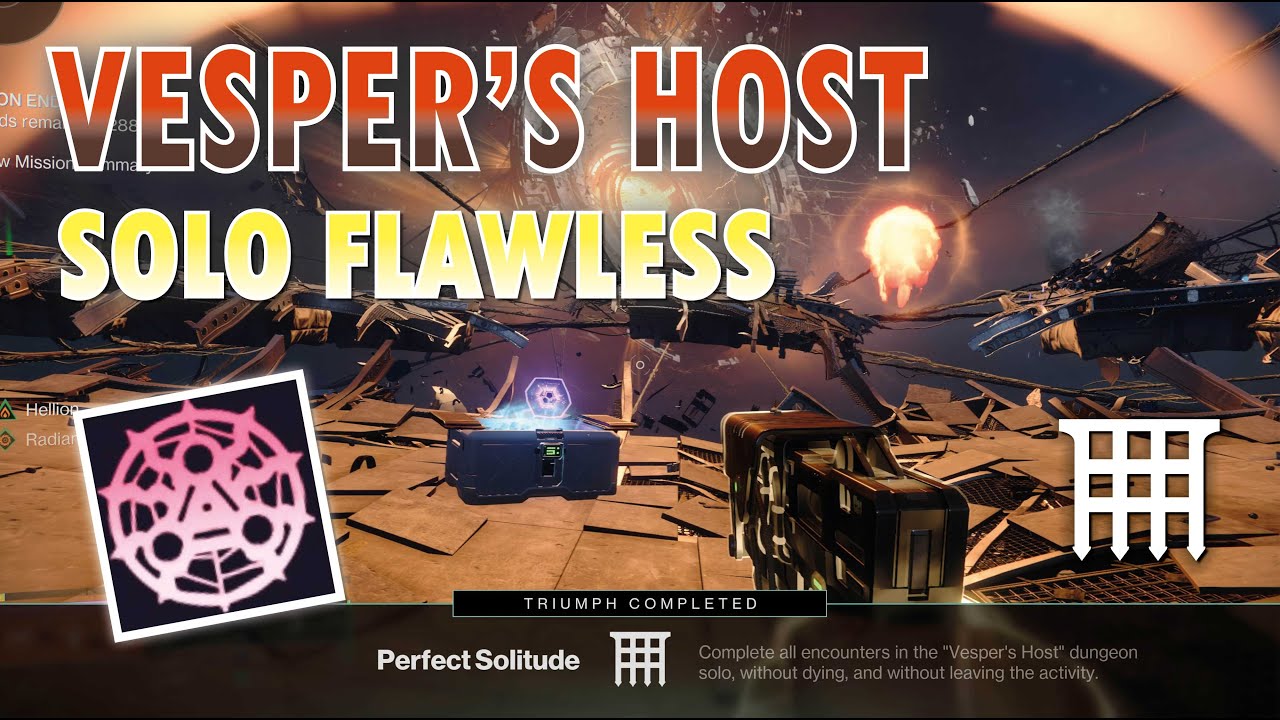 Vesper's Host Dungeon, Europa - Solo Flawless on Warlock - Destiny 2