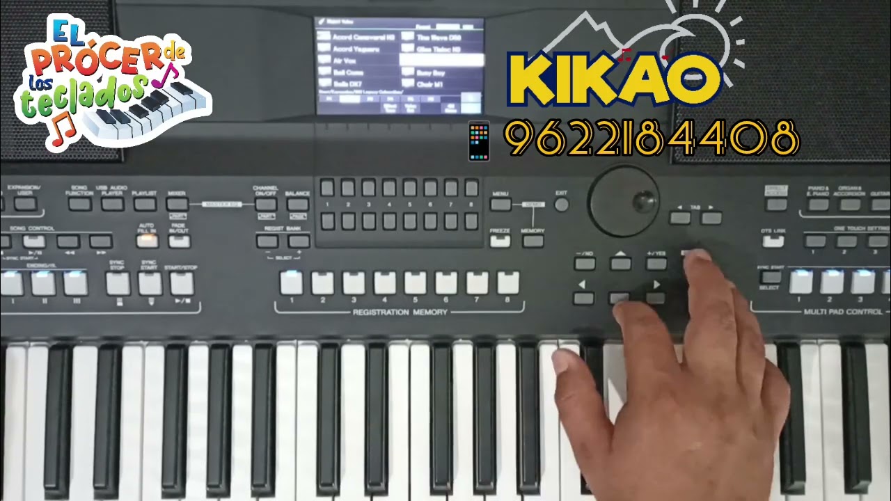 Paquete de 101 samples para Yamaha SX600 1/3