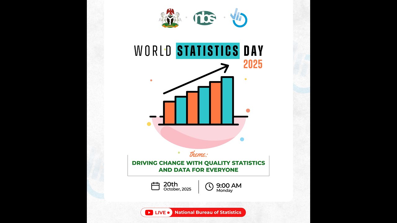 WORLD STATISTICS DAY 2025 (LIVE): Driving Change with Quality Data