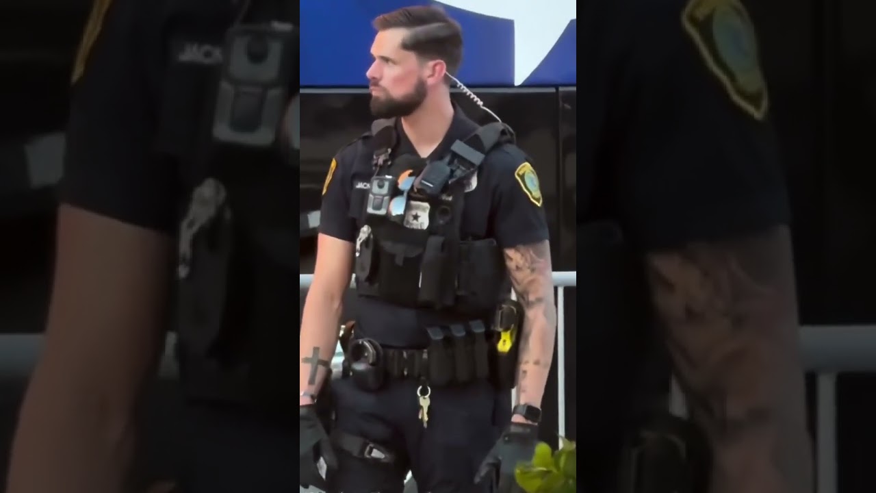 The most handsome cop I've ever seen
