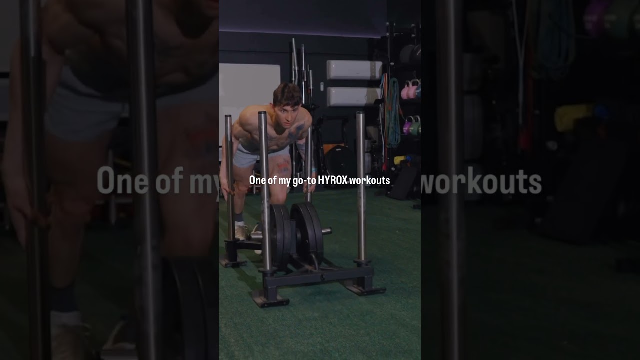 My favorite HYROX workout - I do this every week! #hyroxtraining #hybridathlete #hyrox #miniworkouts
