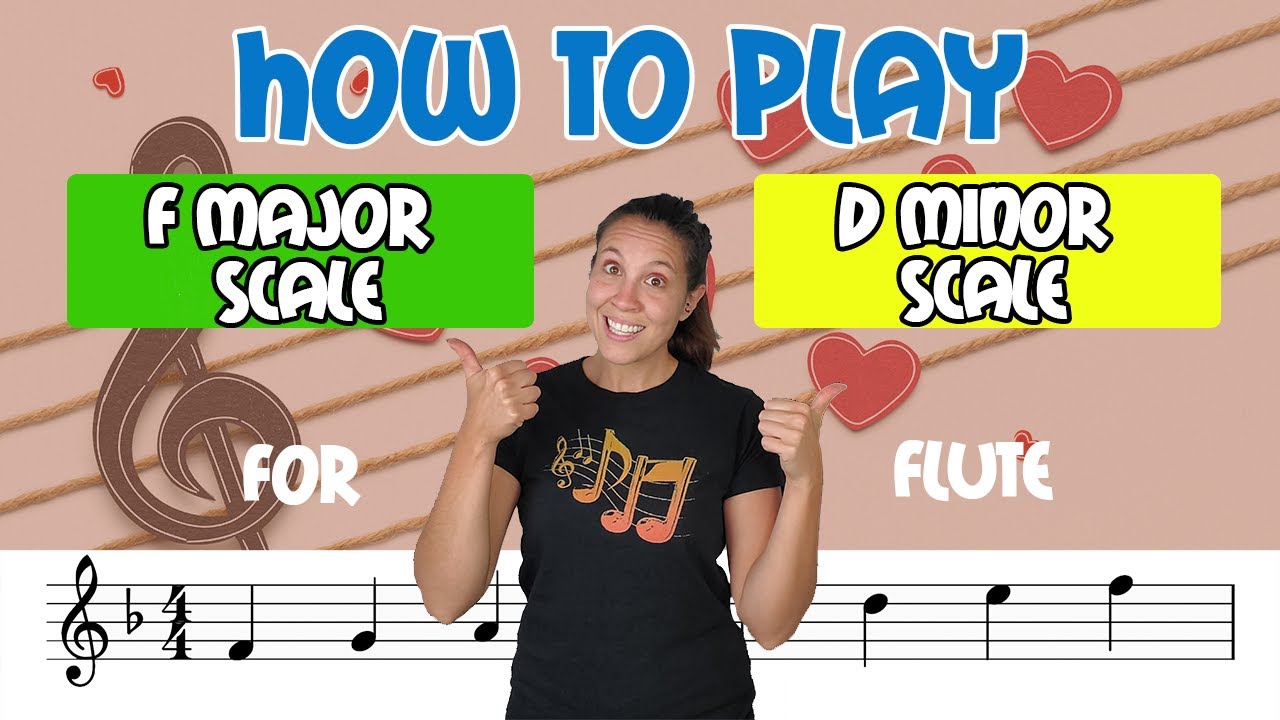 How To Play F Major & d minor Scales On Flute | Musician's Addition