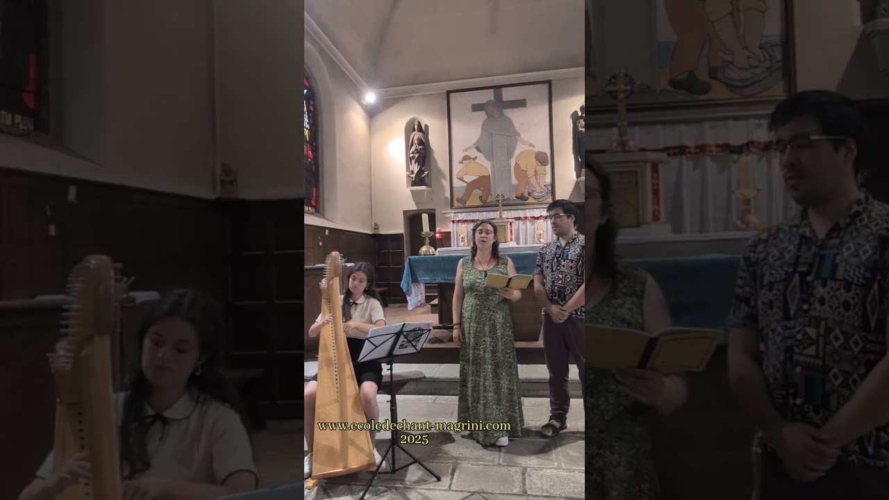 Concert des élèves 22 août 2025 à Ste Hélène - stage de chant et bien être en Bretagne