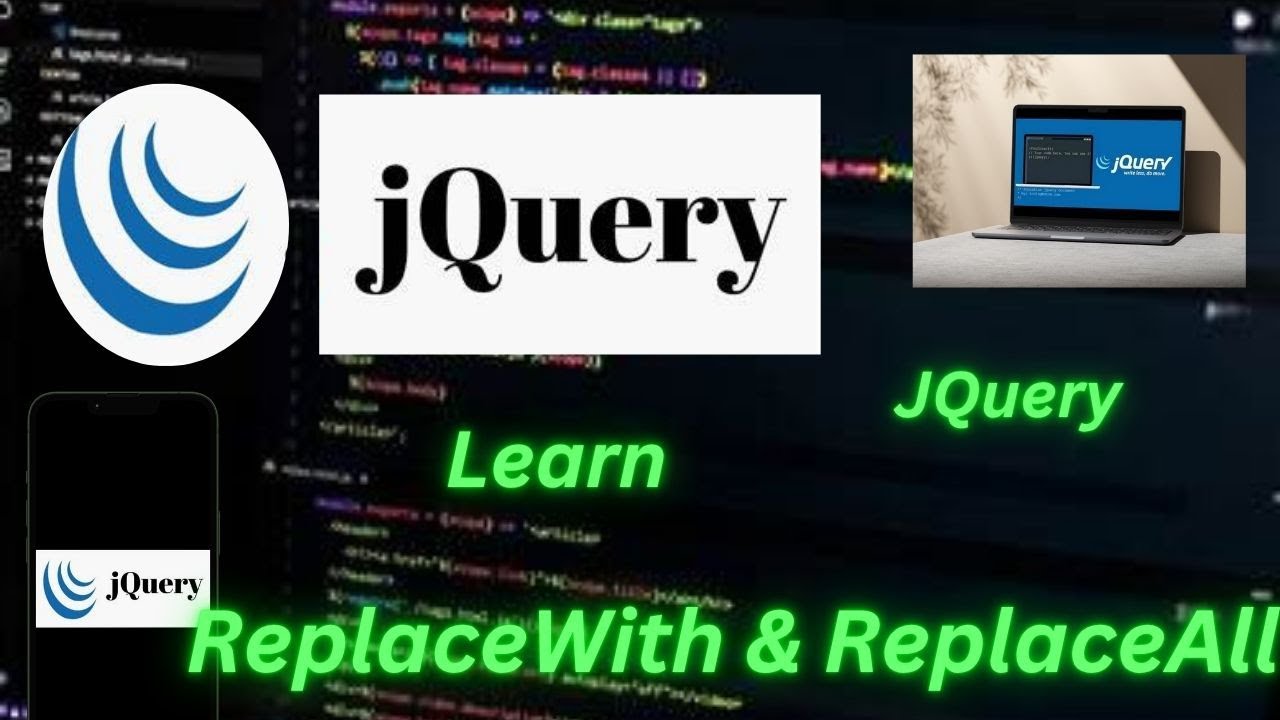Методы JQuery replaceWith и replaceAll