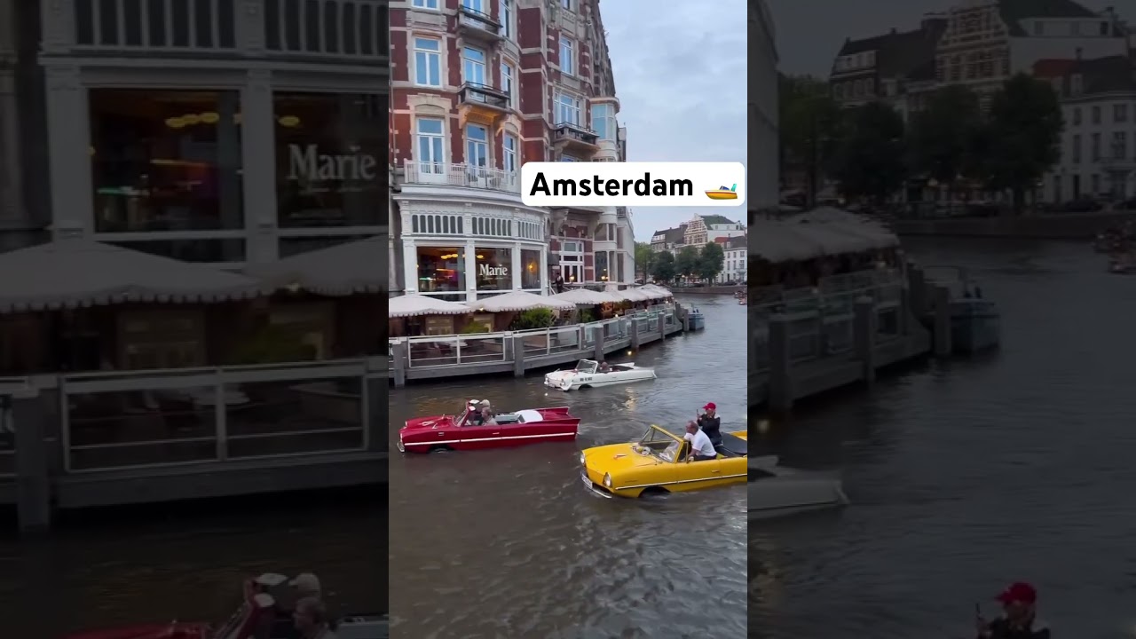 Amsterdam Canals #cruising #cruisingcars #cars #containership #tredningshorts #shorts