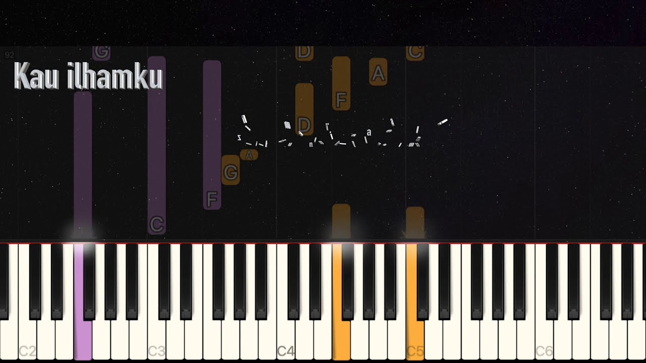 KAU ILHAMKU - Man Bai (Piano Unplugged Tutorial Cover by PAT94)