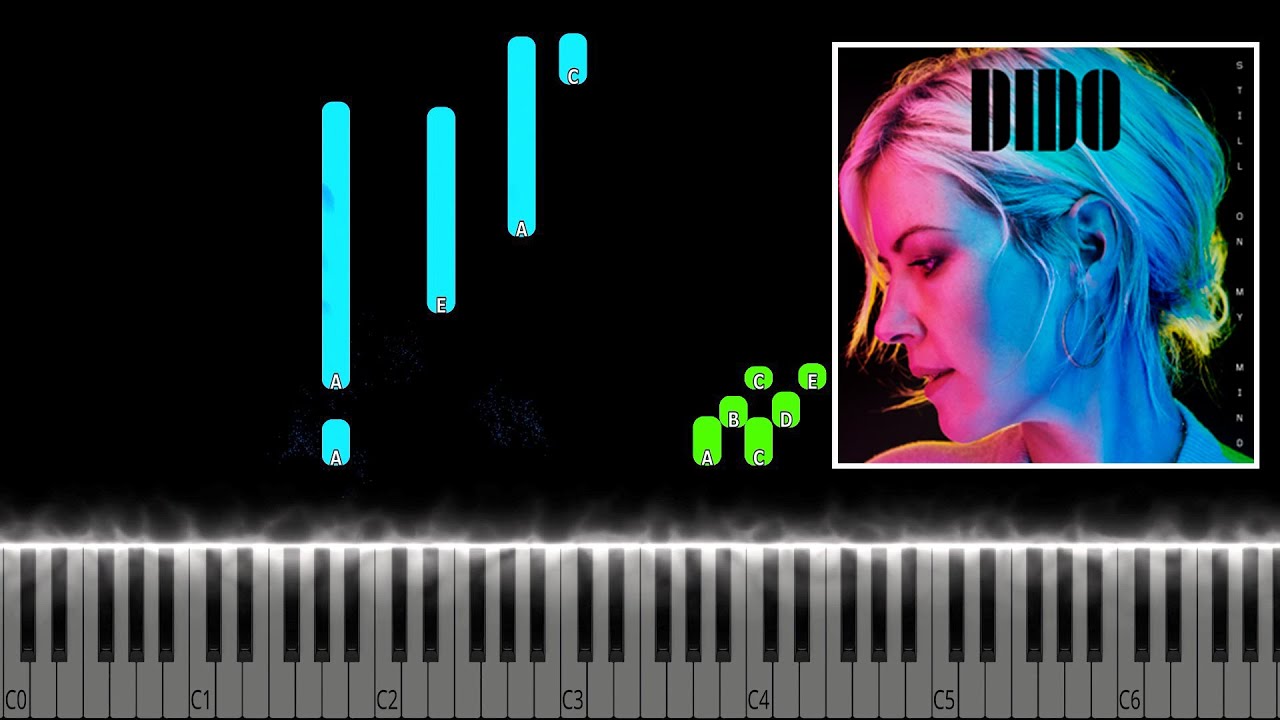 Dido - White Flag Piano Tutorial