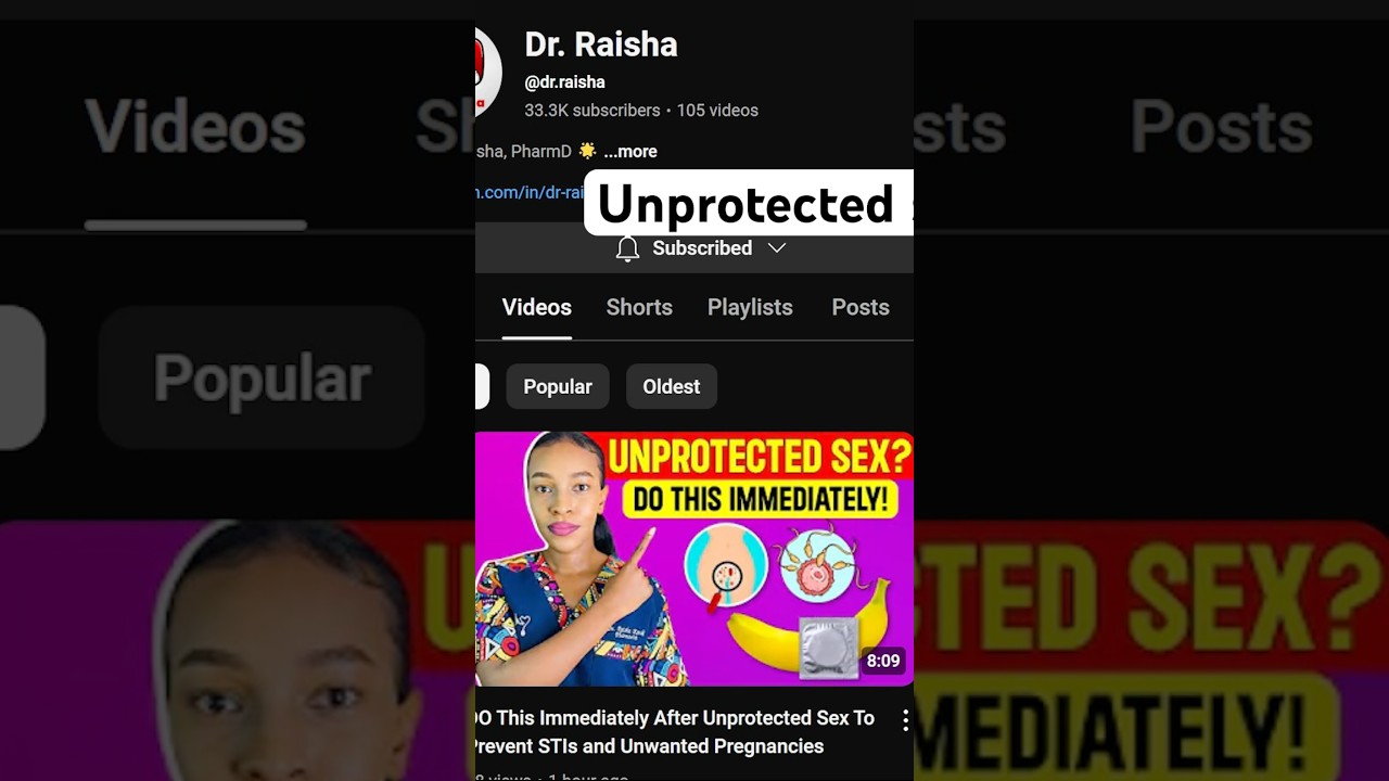 DO This Immediately After Unprotected Sex To Prevent STIs and Unwanted Pregnancies