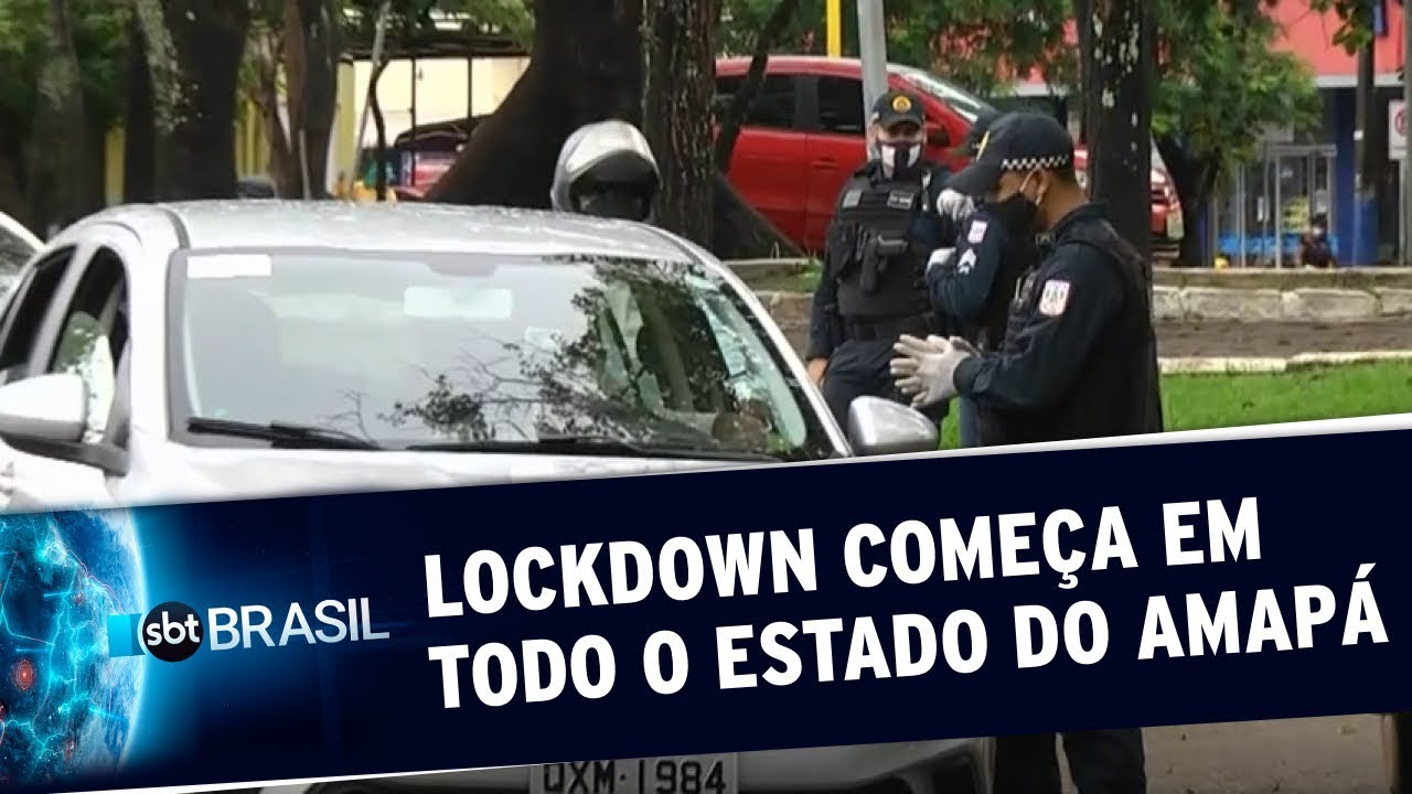 Covid-19: Amapá decreta bloqueio total de atividades em todo estado | SBT Brasil (19/05/20)