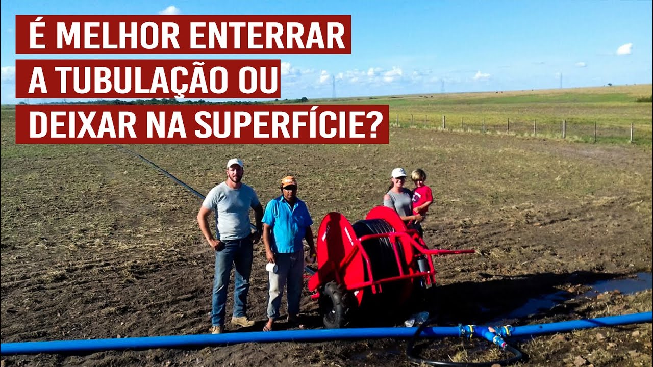 É melhor enterrar a tubulação ou deixar na superfície?