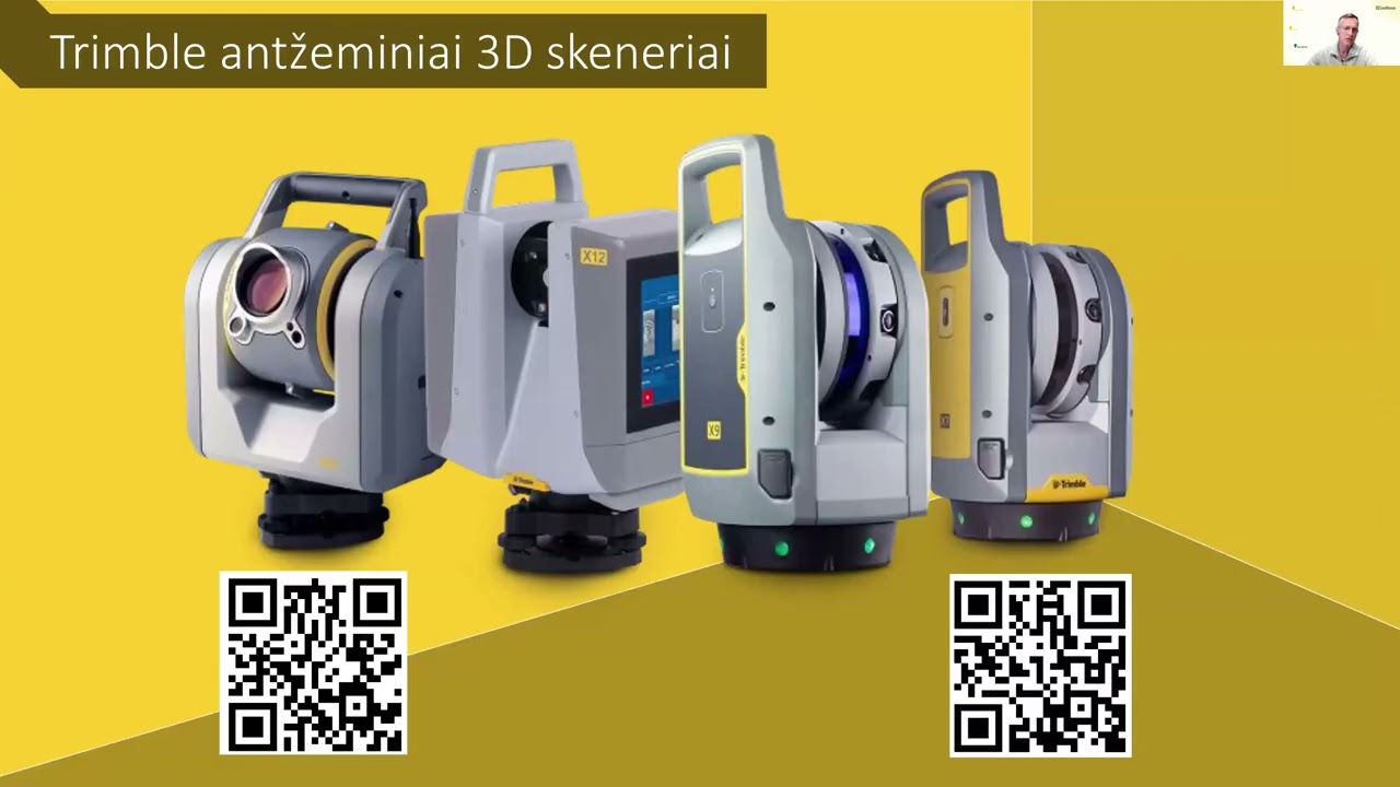 3D skenavimas su Trimble X9: vebinaras
