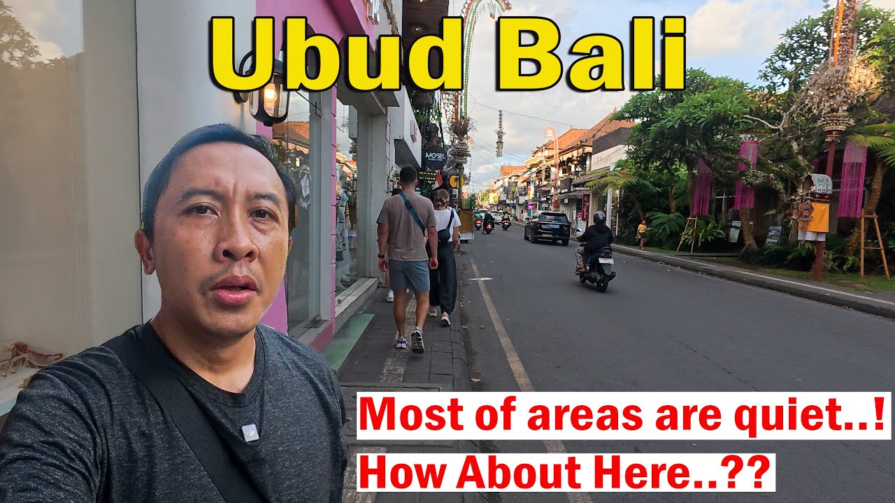 Most Of Areas Are Quiet In Bali..!! How About Ubud Bali..?? Lets Walk Around..!!