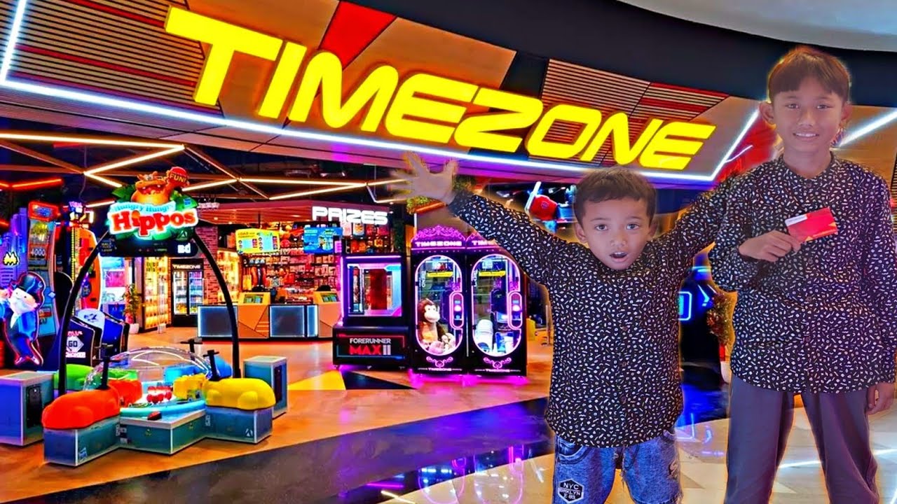 COBAIN SEMUA WAHANA DI TIMEZONE SURABAYA,SERU BANGET