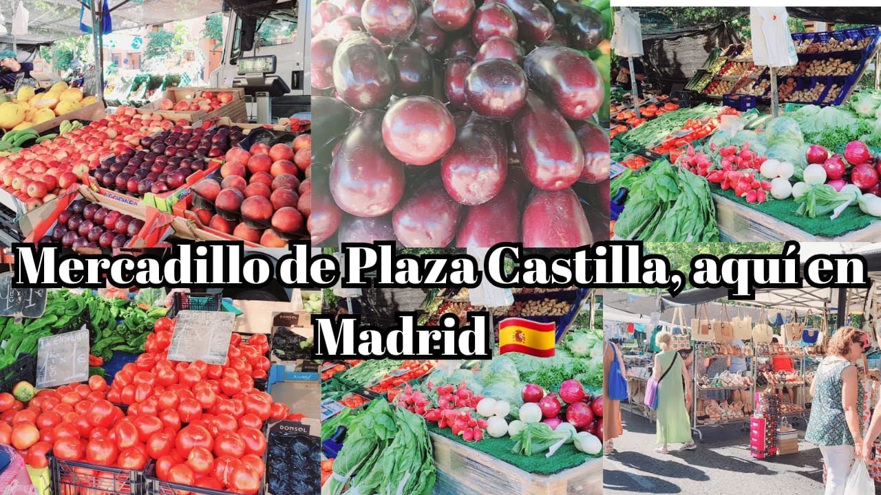 Domingo de Mercadillo!! en Plaza Castilla Madrid ESPAÑA//Mercado abierto en Madrid ESPAÑA