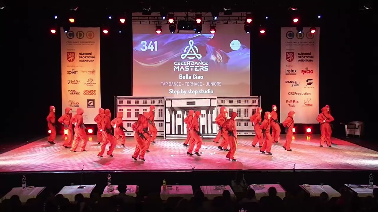 Formace juniors - Bella ciao - Step by step studio -  MČR Tap Dance 2022