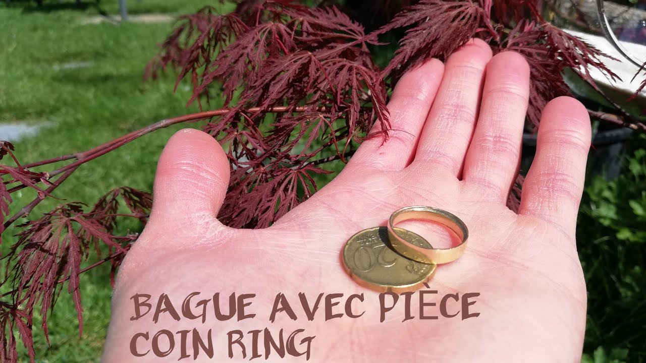 Faire une bague avec une pièce de monnaie / coin ring diy 💍