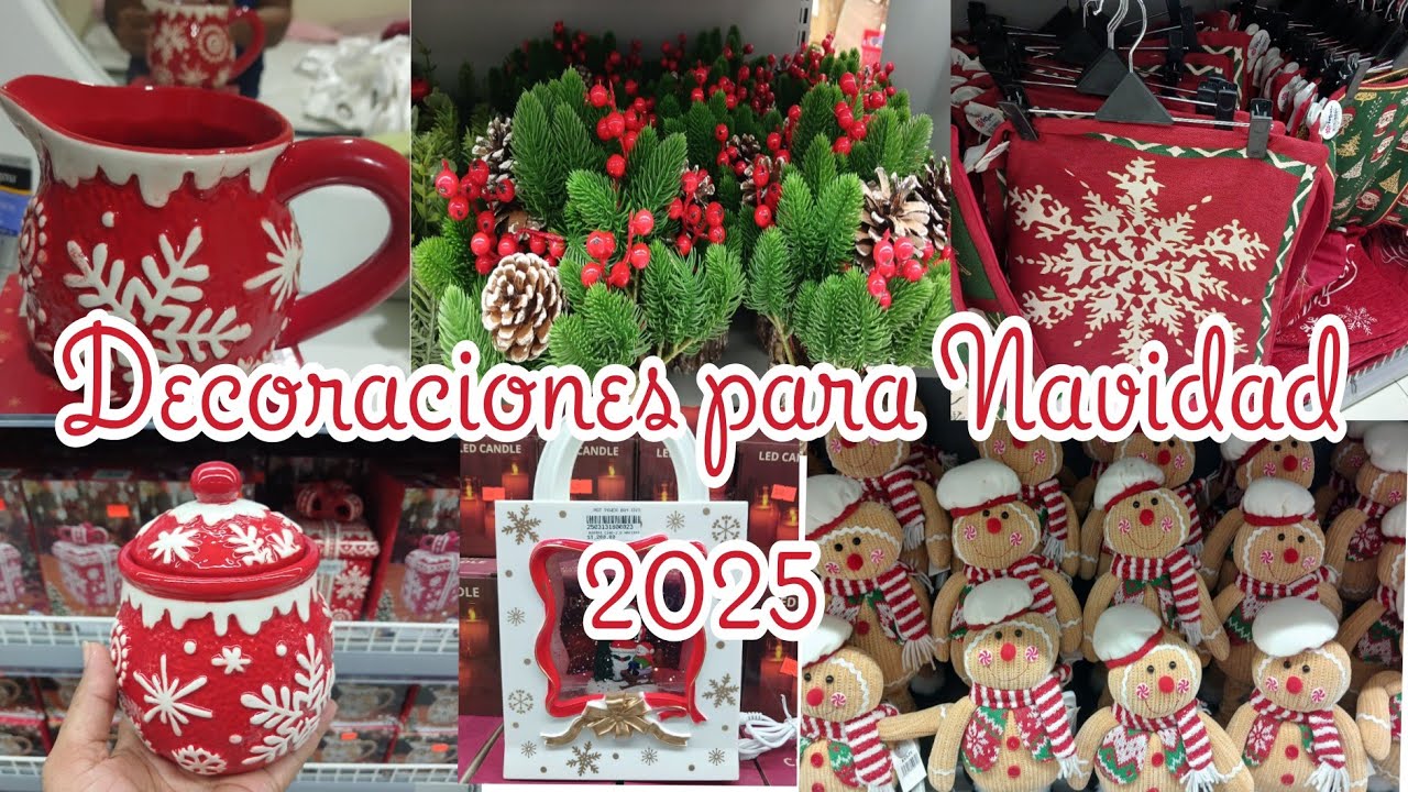 Ideas para decorar en Navidad 2025/Todo lo nuevo para Navidad/ Recorrido por la tienda/ 
