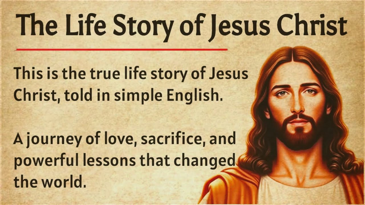 The Life Story of Jesus Christ || Learn English Through Story Level 3 🔥 || Graded Reader ✅️ || ESL