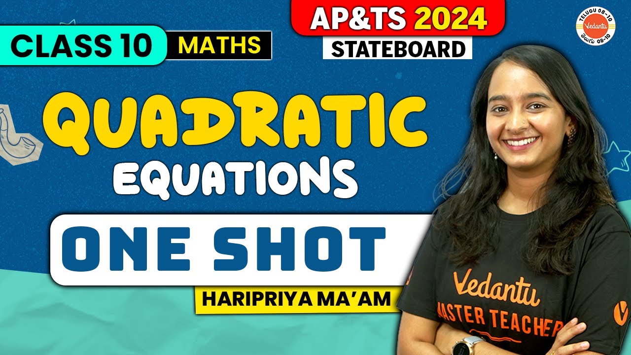 Quadratic Equations Class 10 In Telugu | Quadratic Equations One Shot | TS Board | AP Board