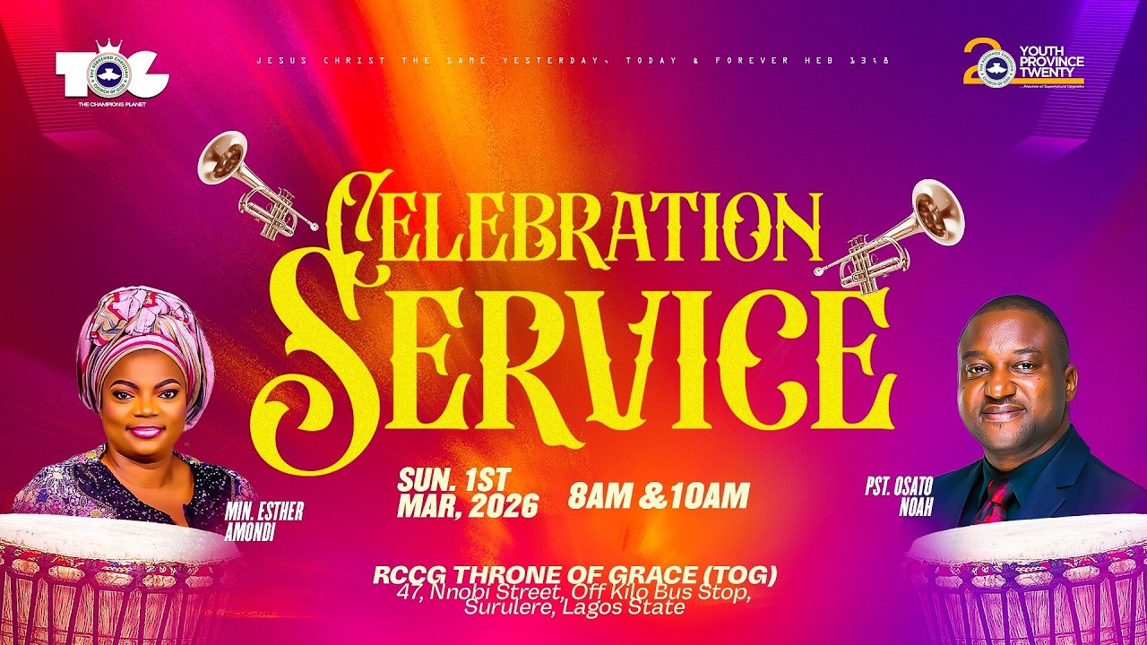 CELEBRATION SERVICE  || PASTOR OSATO NOAH || 3/1/2026 || CORONATION SERVICE