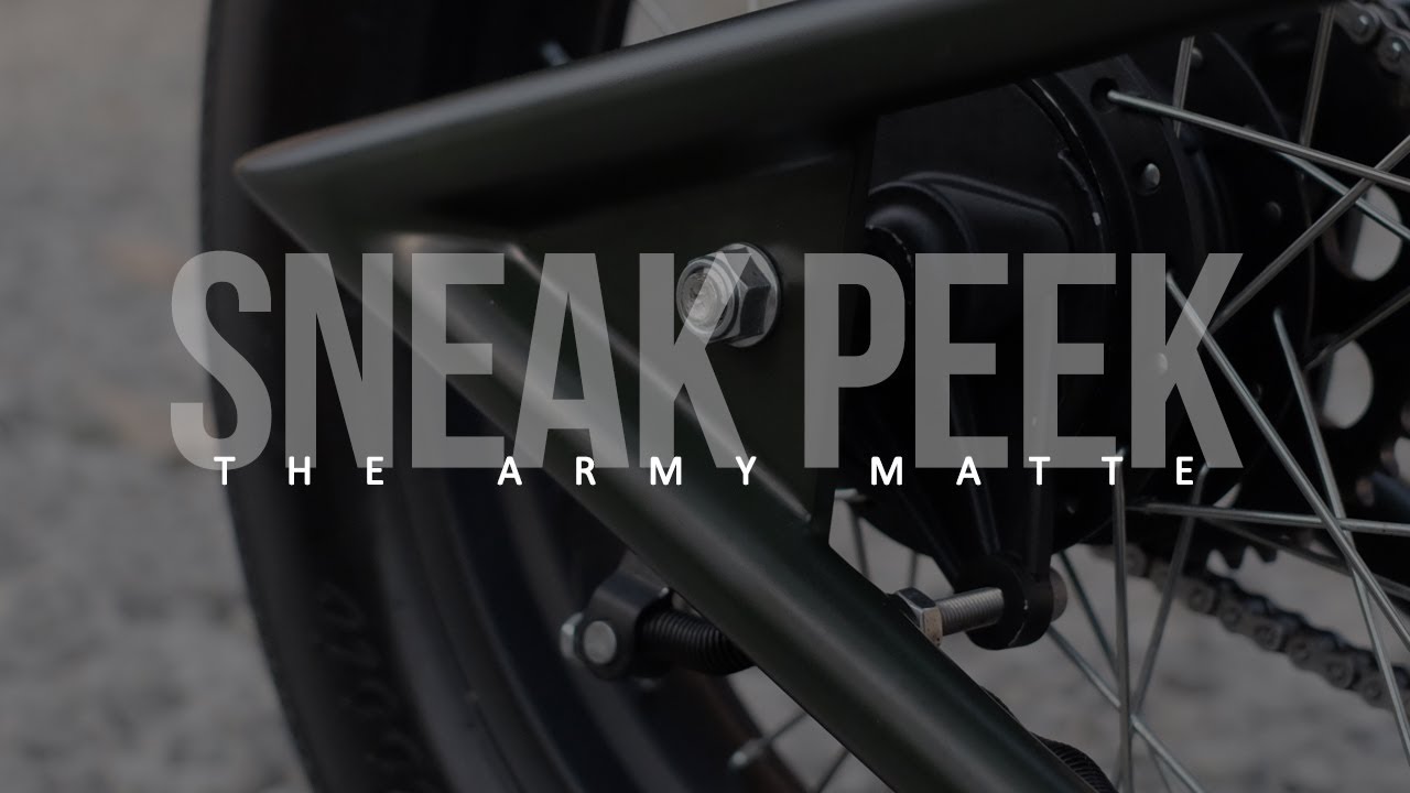 Sneak Peek Of Custom Honda C70 Army Matte - [ Official Video ]
