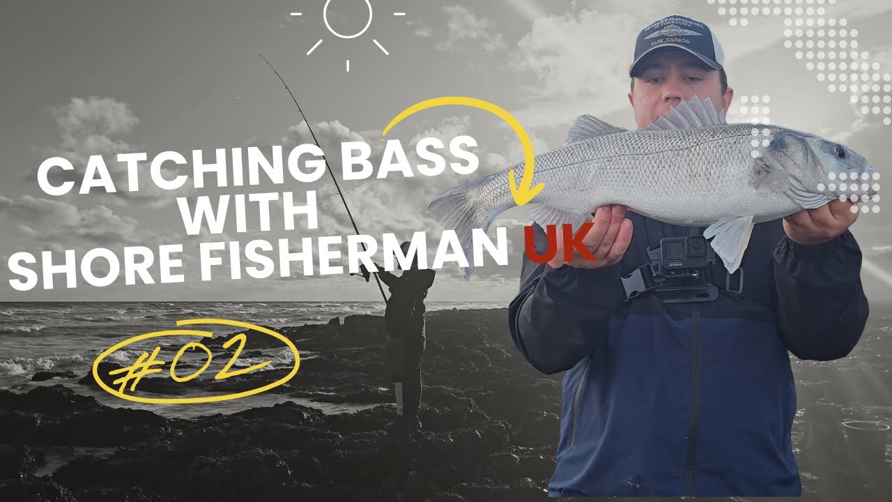 UK SEA FISHING - (HOW MANY BASS CAN I CATCH ON A SINGLE TIDE) FISHING A REEF IN ROUGH SEA'S FOR BASS