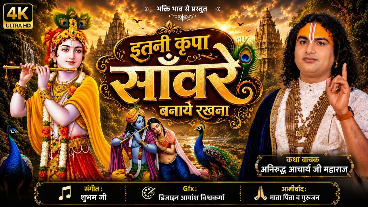 इतनी कृपा सांवरे भजन🌹 कृष्ण भजन 🌹 Itni Kripa Sanware Banaye Rakhna 🌹 Krishna Bhajan 🌹 Ai Virsion