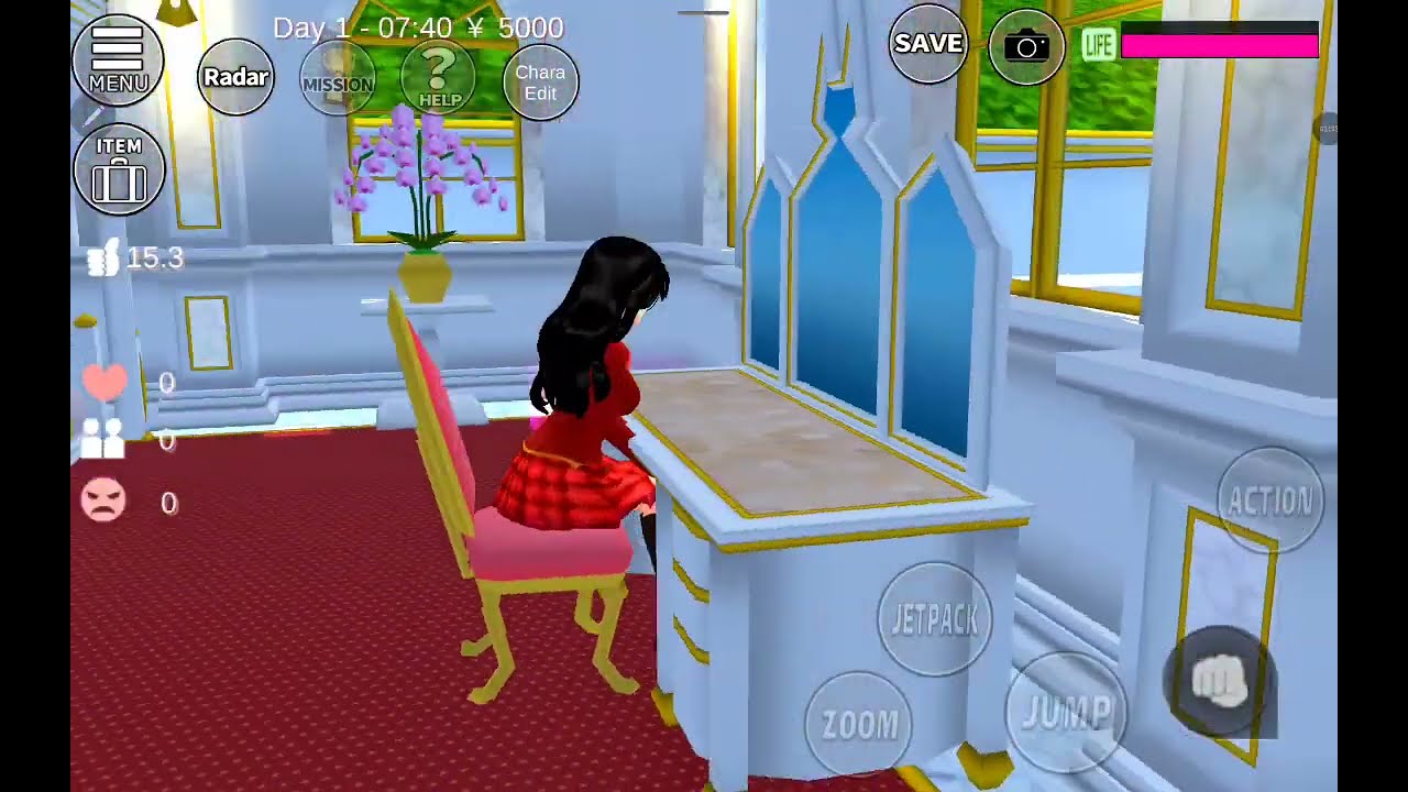 Короткая драма об одном дне из жизни дочери мафиози #sakuragame #sakuraschoolsimulator