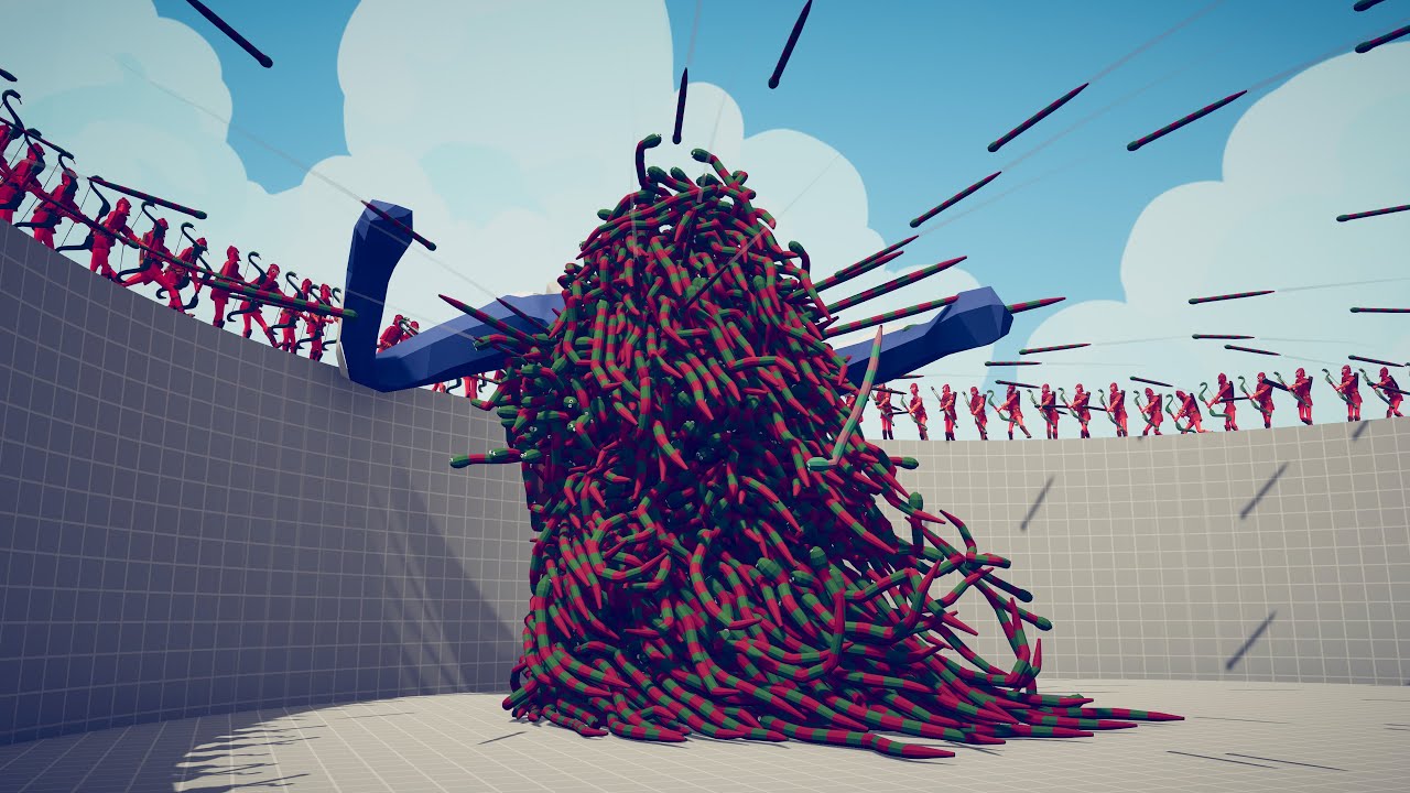 100x SNAKE ARCHERS vs EVERY UNIT - Totally Accurate Battle Simulator