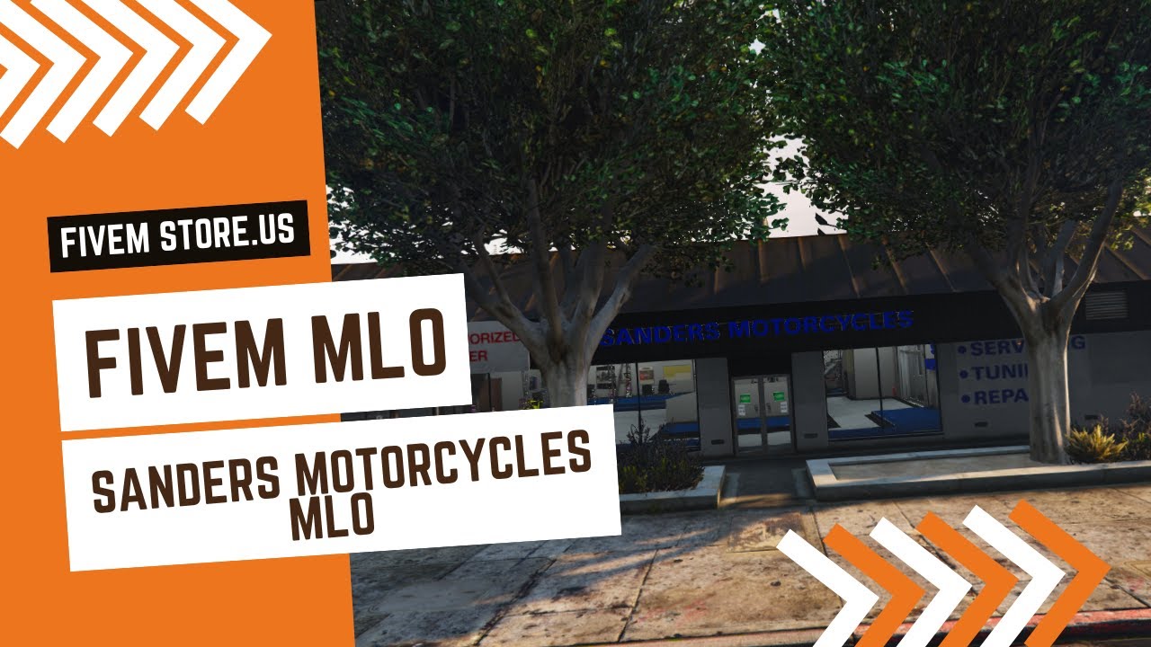 FiveM Sanders Motorcycles MLO #fivem #dealership