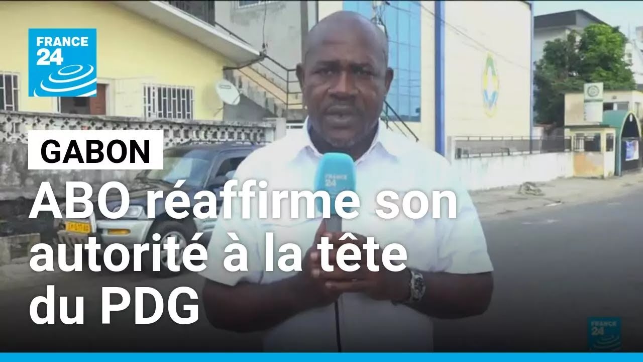 Gabon : Ali Bongo Ondimba réaffirme son autorité à la tête du PDG • FRANCE 24