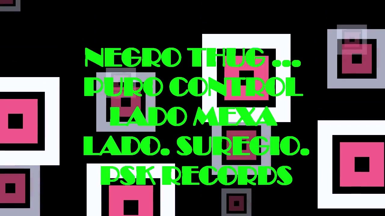 NEGRO THUG ...PURO CONTROL