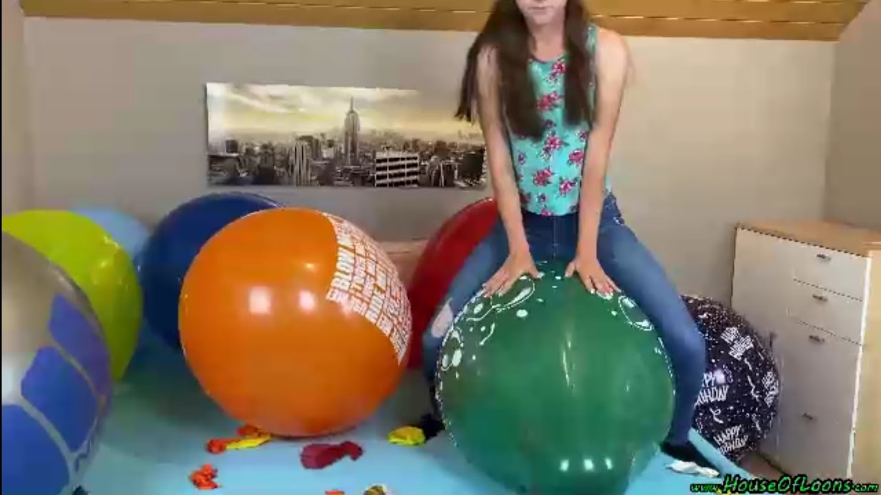 Pop birthday balloons that nobody want.