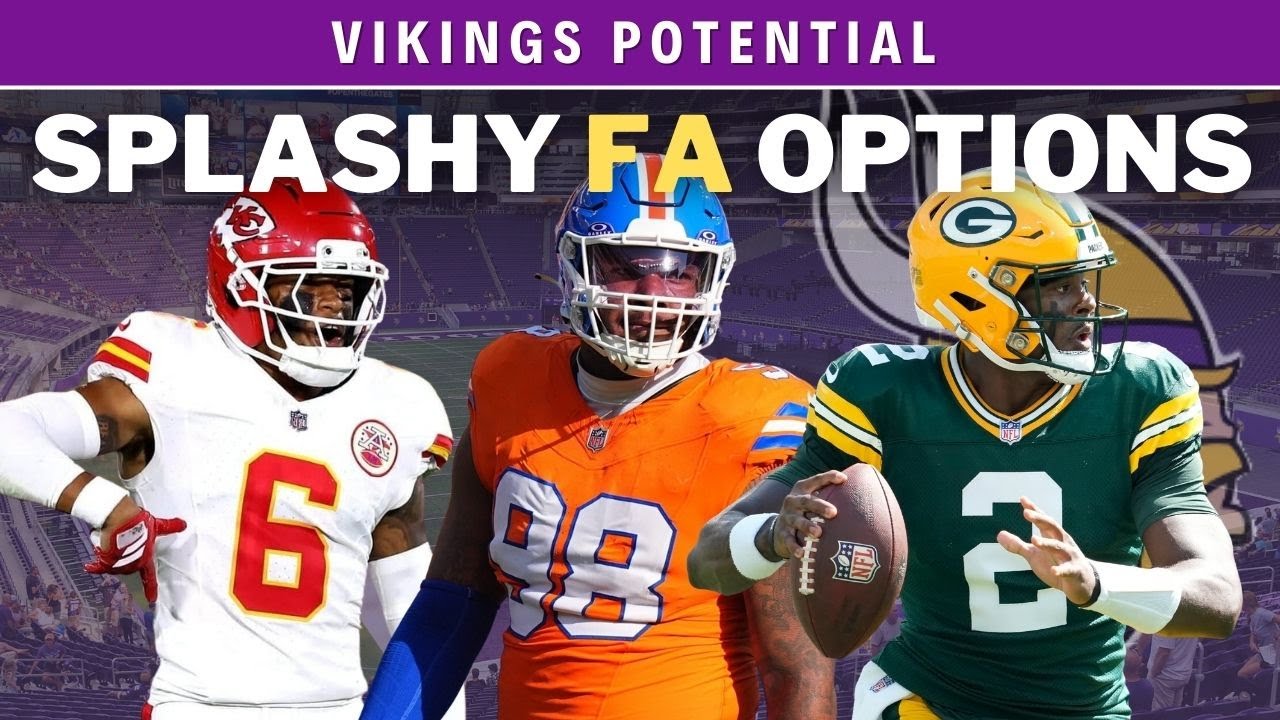 🏈 Vikings' Potential BIG-NAME Free Agent Targets for the Offseason! 🔥