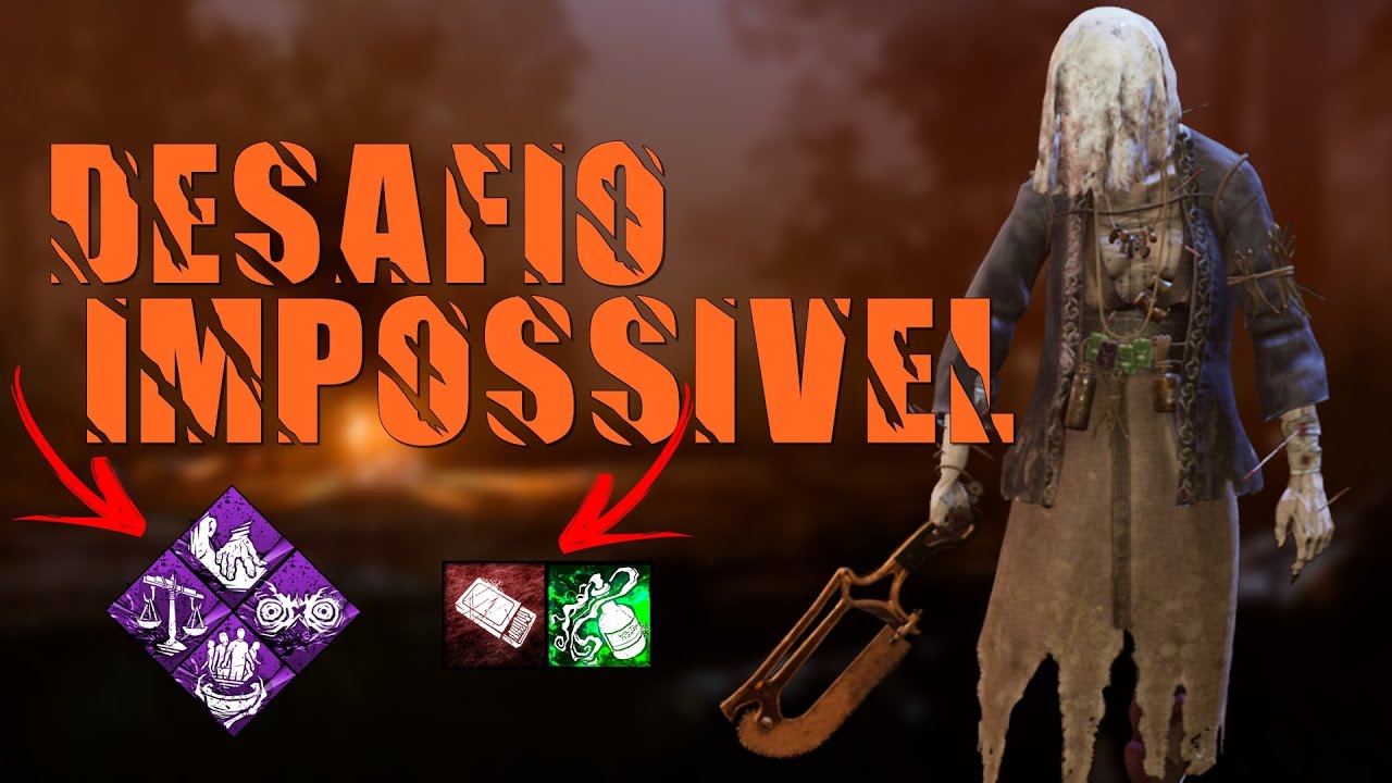 FIZ O DESAFIO MAIS DIFÍCIL DO DEAD BY DAYLIGHT COM A NURSE