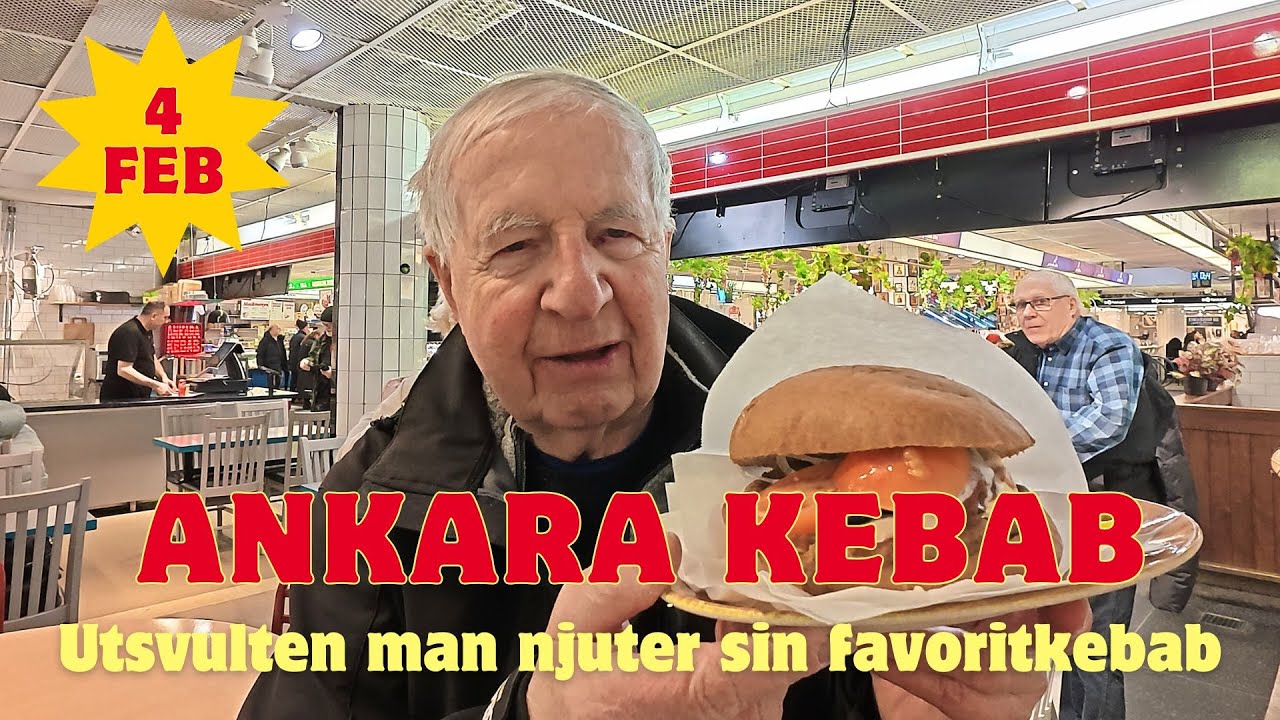 2025-02-04 ANKARA KEBAB - Utsvulten man njuter sin favoritkebab