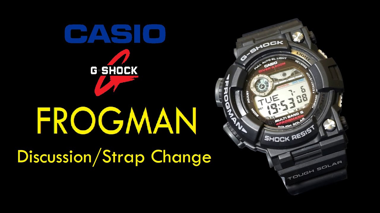*WATCH TALK* Casio G Shock GWF-1000 Frogman: a love letter & Jays and Kays Lug Adaptor Strap Change