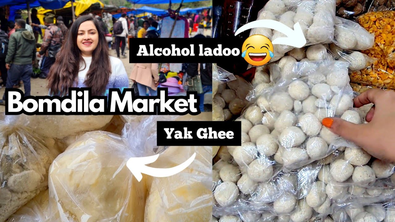 BOMDILA LOCAL MARKETS | Rupa Mor Market near Bomdila | Tawang Route