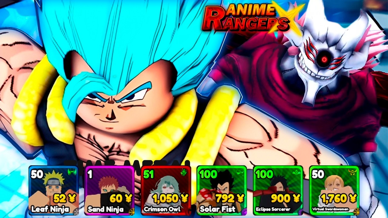 CONSEGUI as MELHORES units do ANIME RANGERS X! COMPLETANDO MEU TIME...