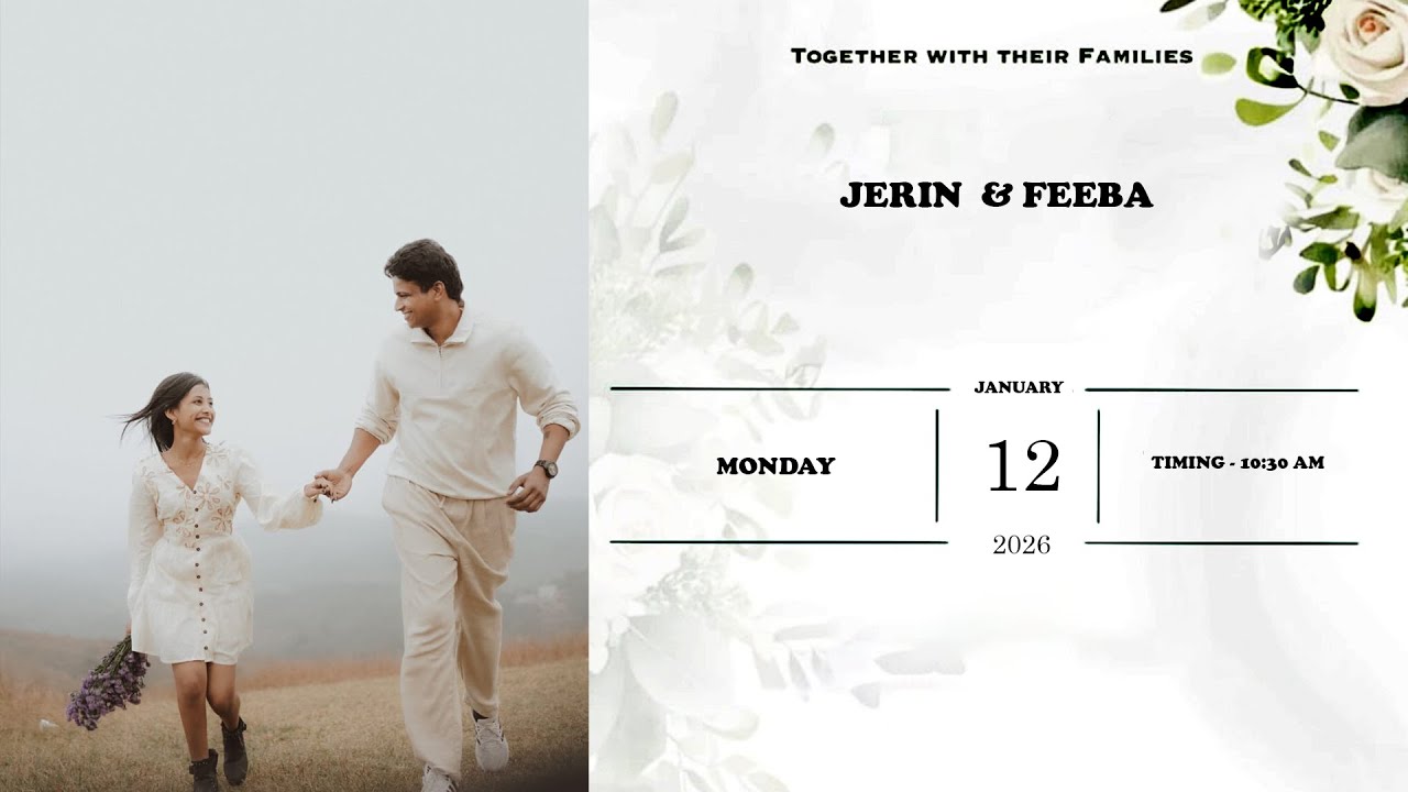 JERIN & FEEBA | WEDDING CEREMONY | LIVE CEREMONY