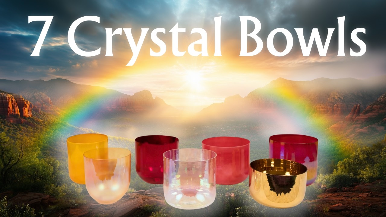 7 Crystal Bowls for 7 Chakras 🌈 Deep Healing Vibration (No Talking)