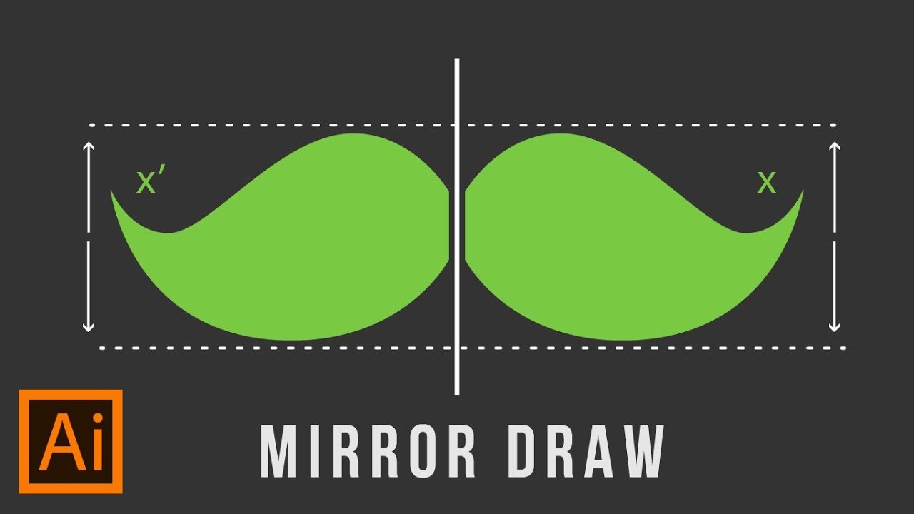 Illustrator Trick : Mirror Draw