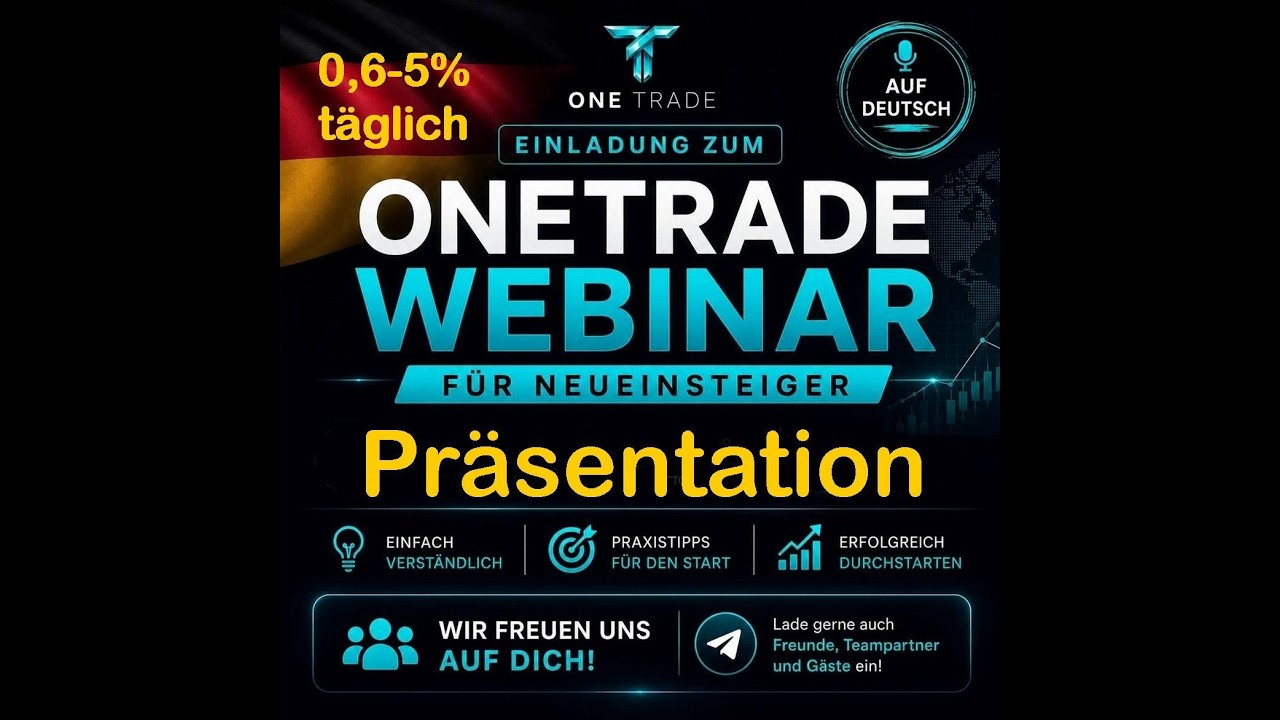 📈 OneTrade Deutsch Pr&auml;sentation