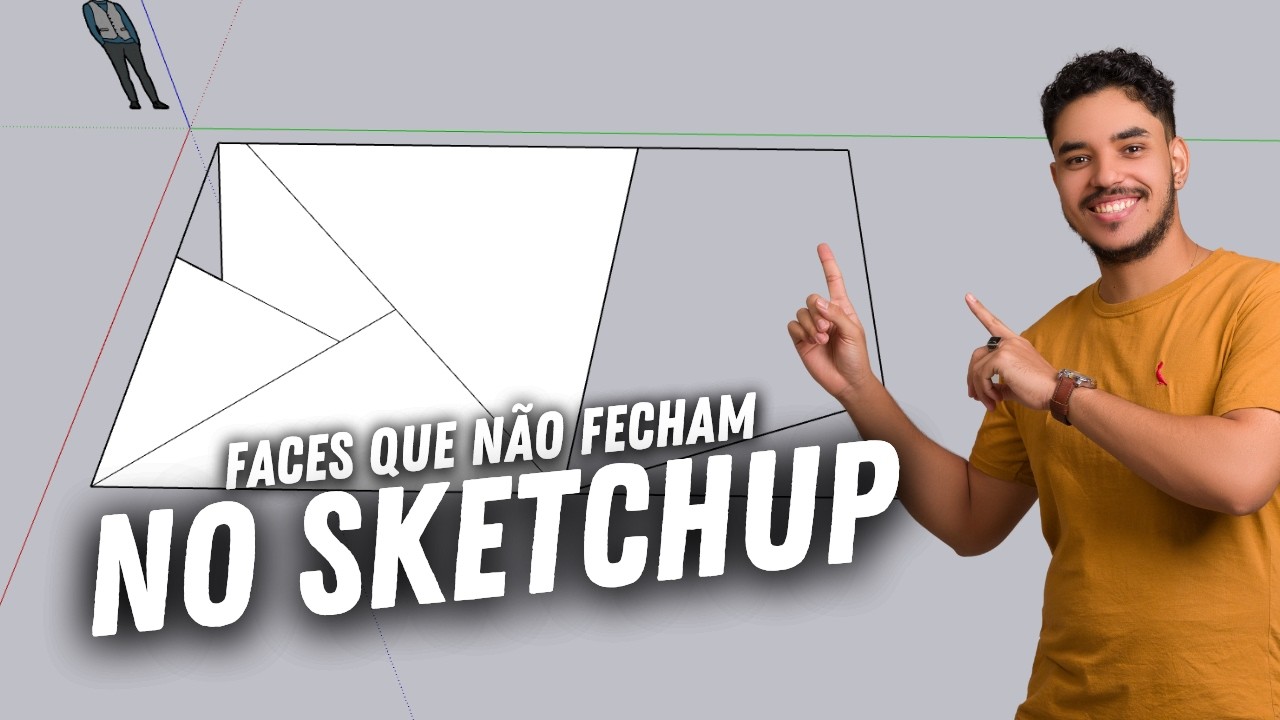COMO CORRIGIR FACES QUE NÃO FECHAM NO SKETCHUP
