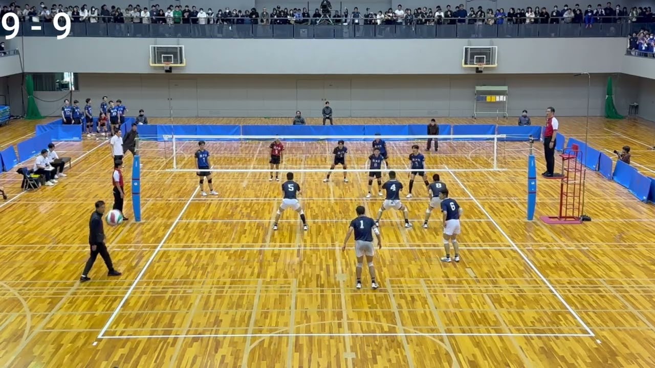 【令和7年度　春高バレー広島県予選　男子】決勝戦　崇徳VS瀬戸内　第3セット