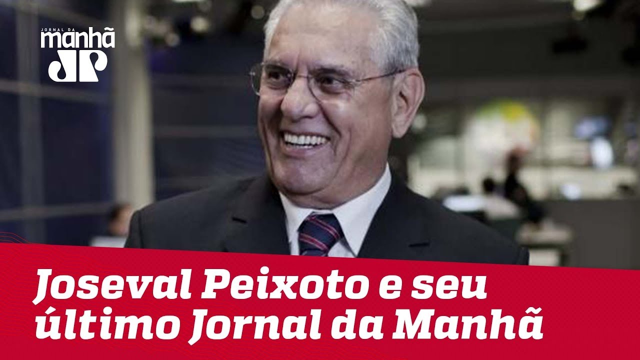 Joseval Peixoto encerra o seu último Jornal da Manhã